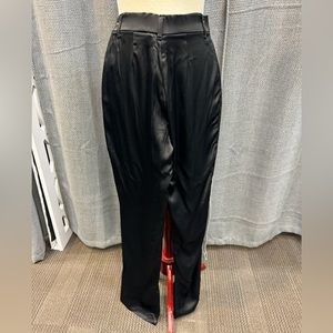 NWOT Zara Black Satin Pants Size XS